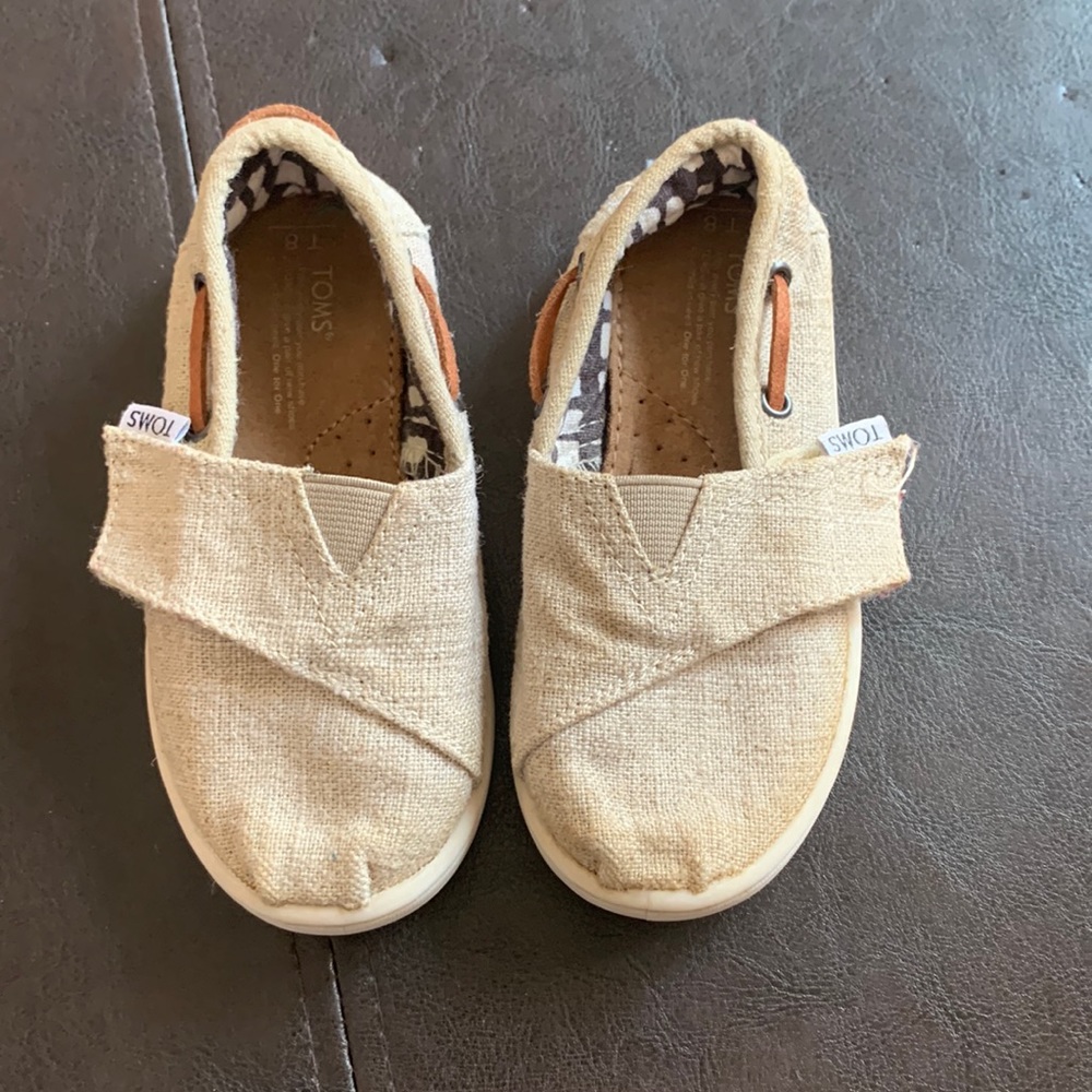 Toms Toddler Shoe Burlap
